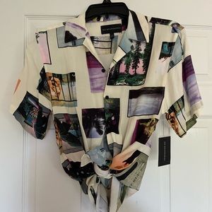 Patterned Button Down